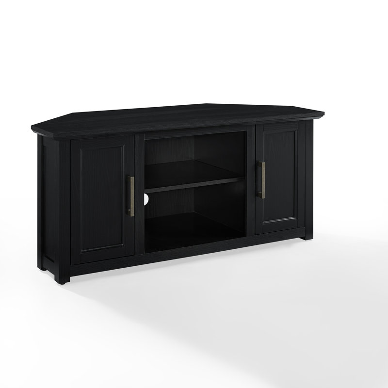 Meuble télé de coin pour téléviseur de 50 po ou moins Rozier, Noir
