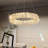 Modern Dimmable Crystal Ring Chandelier-898874435