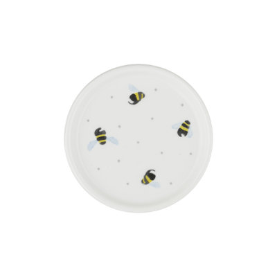 Price & Kensington Sweet Bee Ceramic Tea Bag Plate