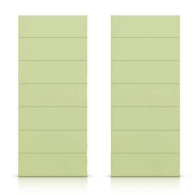 Panelled Manufactured Wood Sliding Closet Door