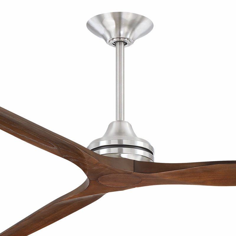 Spitfire DC Custom Indoor/Outdoor Ceiling Fan DC Motor - Brushed Nickel, Brushed Nickel