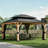 13 Ft. W x 11 Ft. D Solid Wood Patio Gazebo with Mosquito Netting