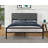 Hartin Upholstered Metal Platform Bed-26242659-26242660