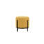 Tabouret rond Formentera jaune bouclé-1467954792