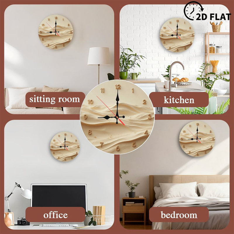 Horloge murale Sand Wave