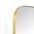 Adasu 40'' H X 20'' W Brushed Gold Recessed and Surface Mount Medicine Cabinet Mirror-507105954
