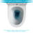 Elongated Ceramic Toilet With Dual Flush And Scratch- Coating High-Performance Noise-Reduction Seat