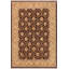 Tapis brun / beige en laine à motif oriental rectangulaire 9 pi 0 po x 11 pi 8 po Dorn
