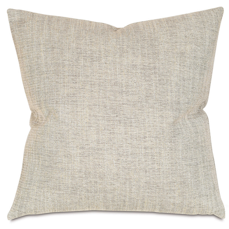 Draper Square Pillow Cover & Insert, Slate