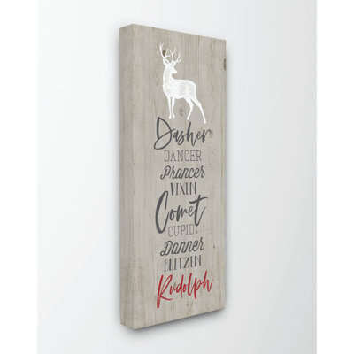 " Santa Reindeer Names "