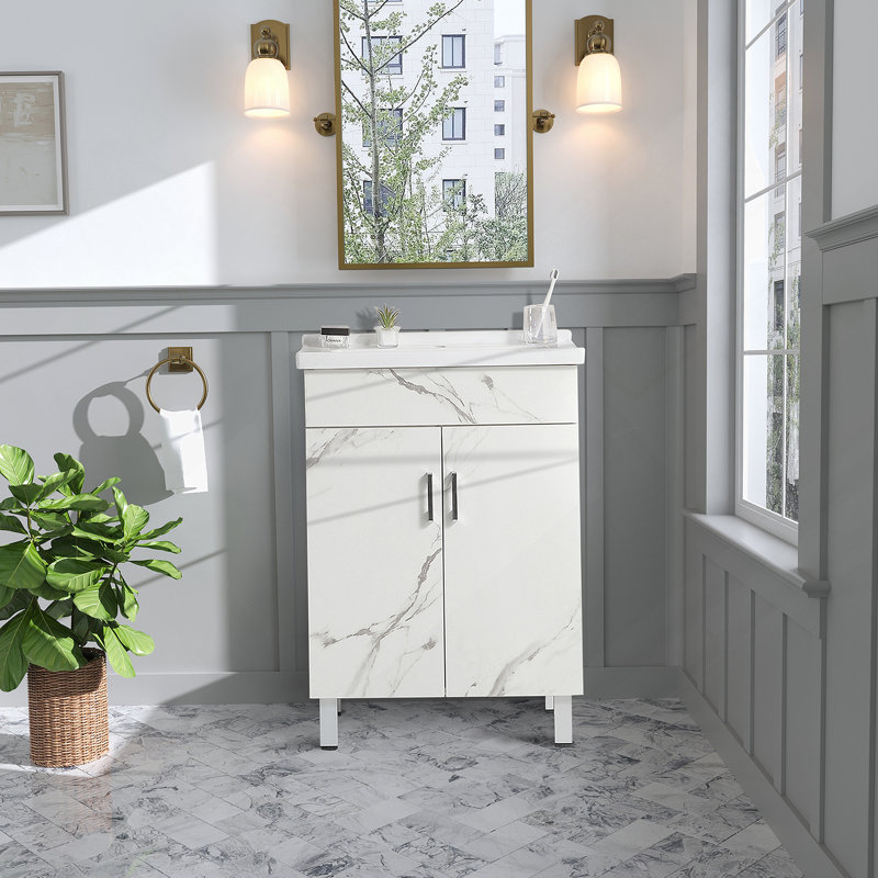 Bathroom Vanity,white  (Without ceramic basin)