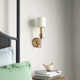 Coby Single Light Dimmable Candle Wall Light