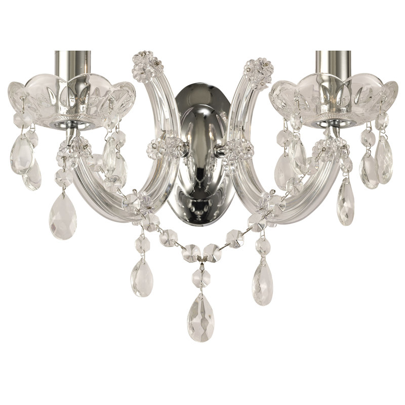 Jansen Candle Wall Light, White