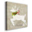 Toile tendue avec châssis Flying Reindeer II-Premium - prête à être accrochée