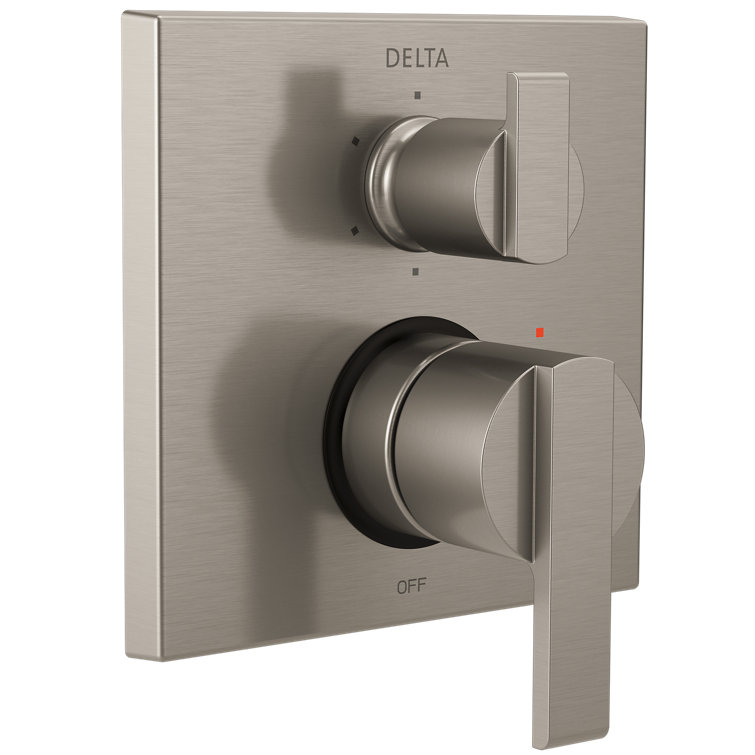 Ara Angular Modern Monitor 14 Series Pressure Balance Valve Trim