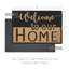 Tapis brun clair Timord Classics Welcome To Our Home-371516303