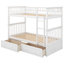 Twin Over Twin Bunk Bed With Drawers, Convertible Beds-1058874236-1058874238