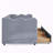 Gingham Daybed Storage Drawers USB Port Wave Shaped-319670740-319670697