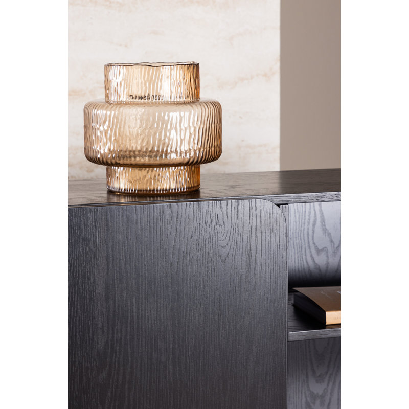 Farbourgh Rectangle Accent Cabinet, Black