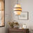 1-Light Pendant Light Minimalist Fabric-1098498797