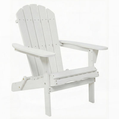 Chaise de patio en bois pour le jardin Chaise de patio Adirondack pliante en bois massif gaufré