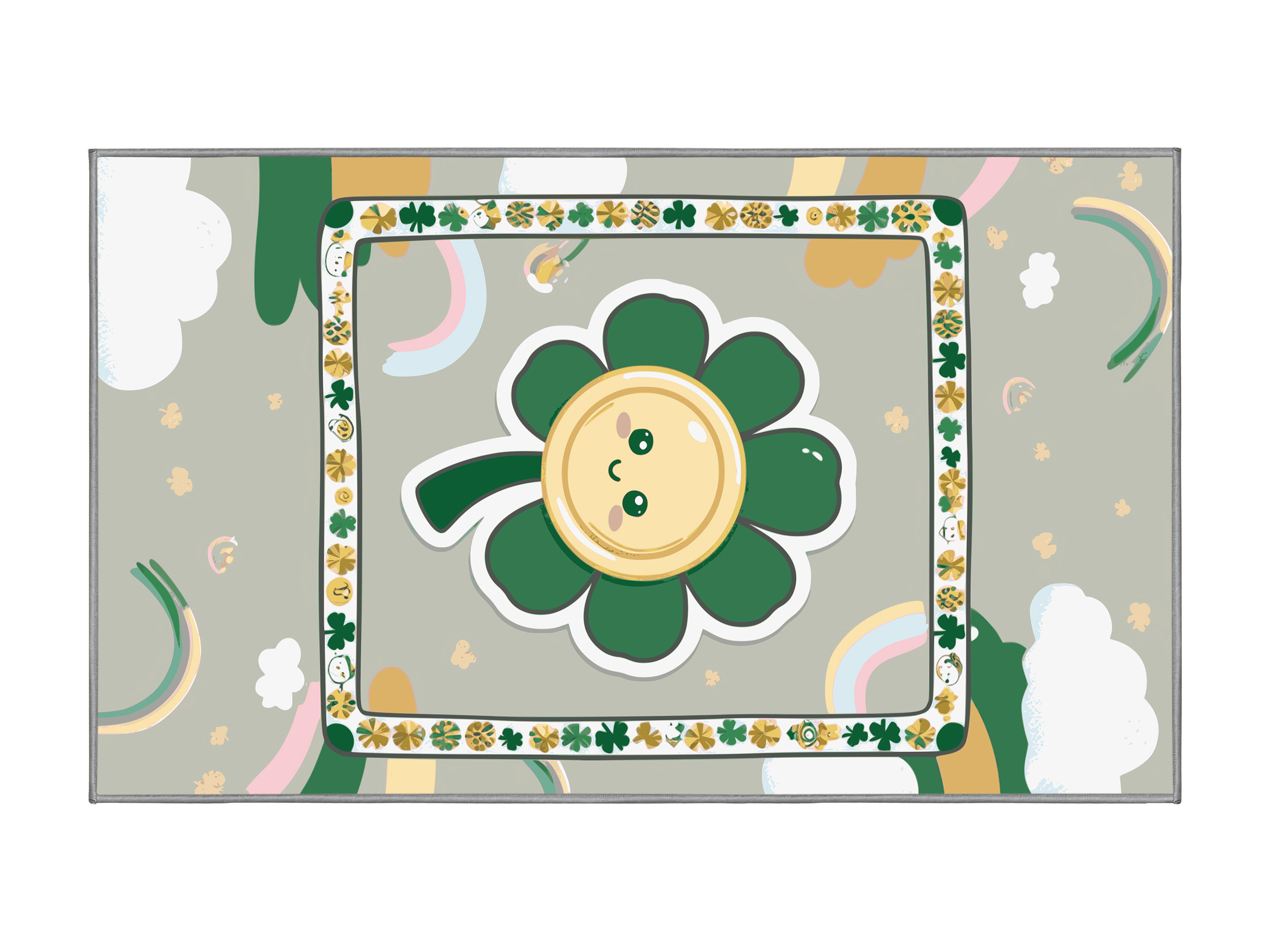 The Holiday Aisle® Washable Saint Patrick's Day Clover Leprechaun ...