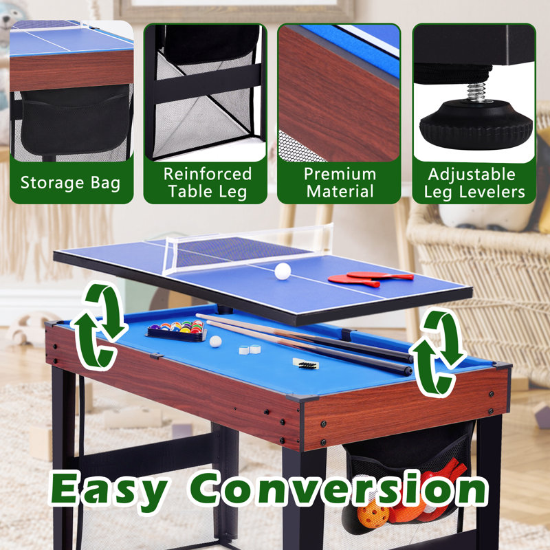 48'' L 9 Game Multi Game Table