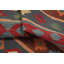 Tapis géométrique en laine Kilim