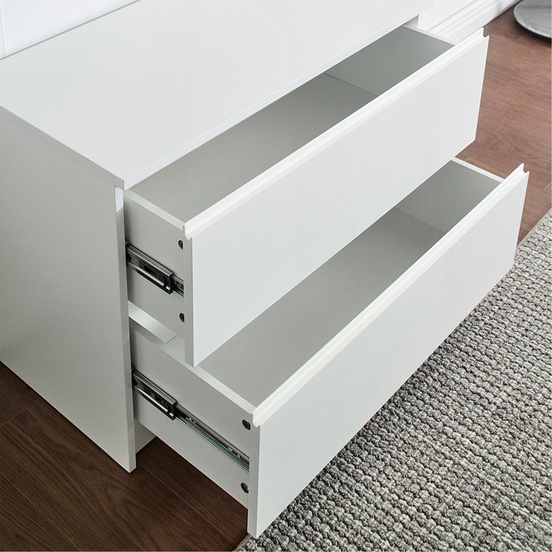 Devi White Wall Mounted Wood Closet System