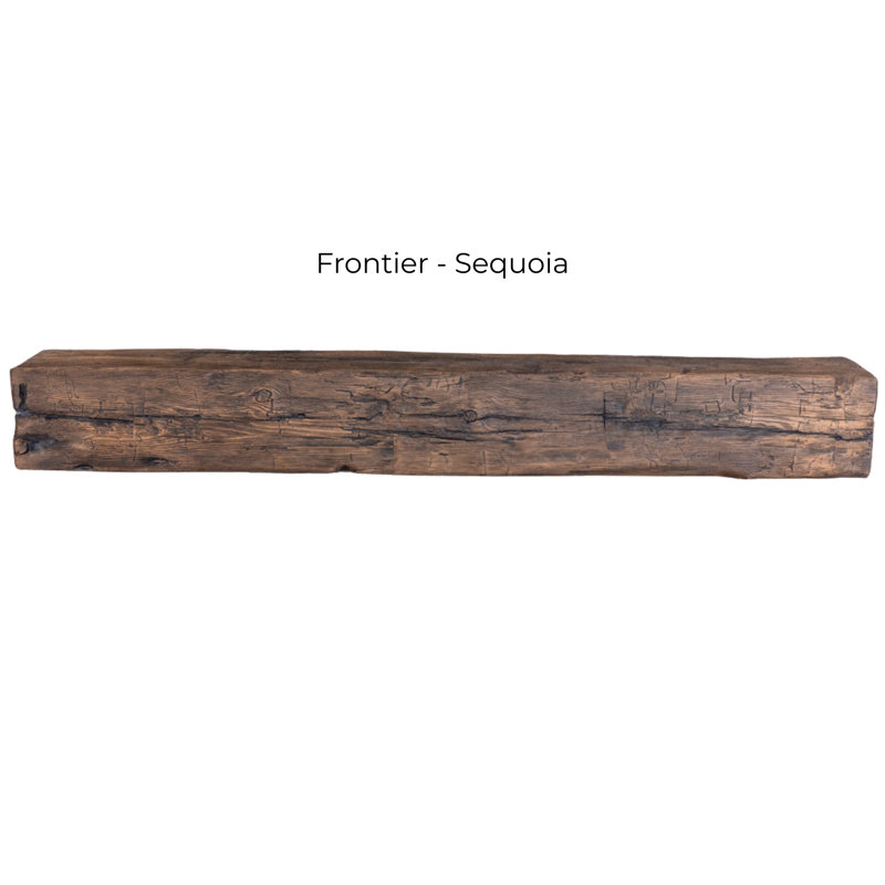 Manteau et tablettes en béton non combustible Frontier 60 "Sequoia