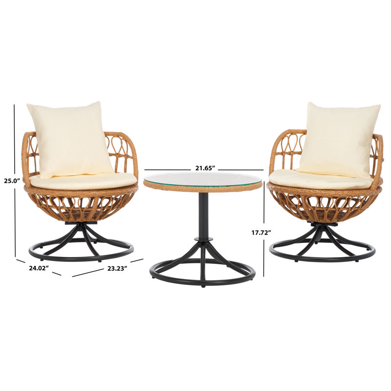 Arthel 3 Piece Seating Group with Cushions