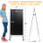 Freestanding Steel Magnetic Chalkboard, Framed Magnetic Board, Black Magnetic Board for Home or Office, Easy to Use, Durable, and Versatile Chalkboard Surface for Notes and Reminders-95949772
