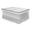 Matelas hybride avec housse matelassée 12 pouces très respirant, blanc, matelas en mousse moelleuse dans une boîte, matelas confort de luxe-552678905