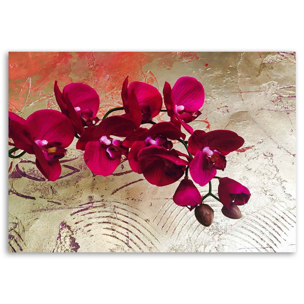 Leinwandbild Red orchids