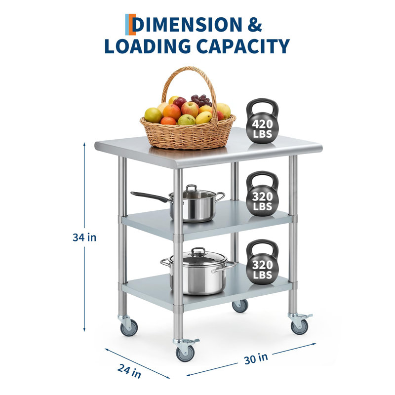 Metal Kitchen Island
