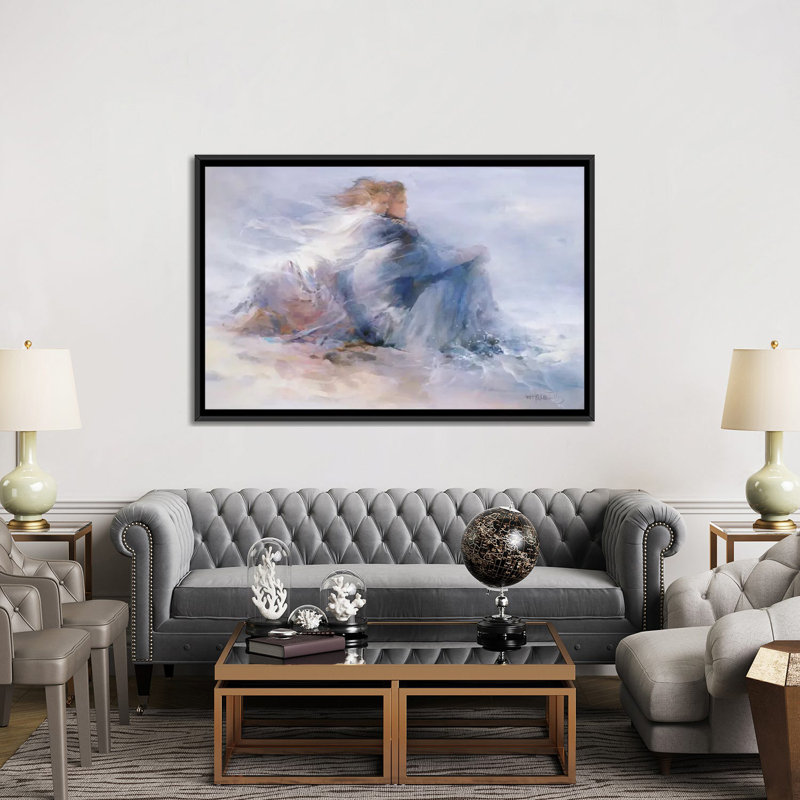 «Endless Freedom», reproduction sur toile, H 18 po x l 26 po x P 1,5 po, Toile avec cadre noir, Pas de tapis