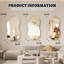 Irregular Metal Framed Wall Mirror, Asymmetrical Mirrors-779110838-779110837