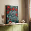 Fleurs rouges de Noël I - galerie Cavas sur mesure-1216064615