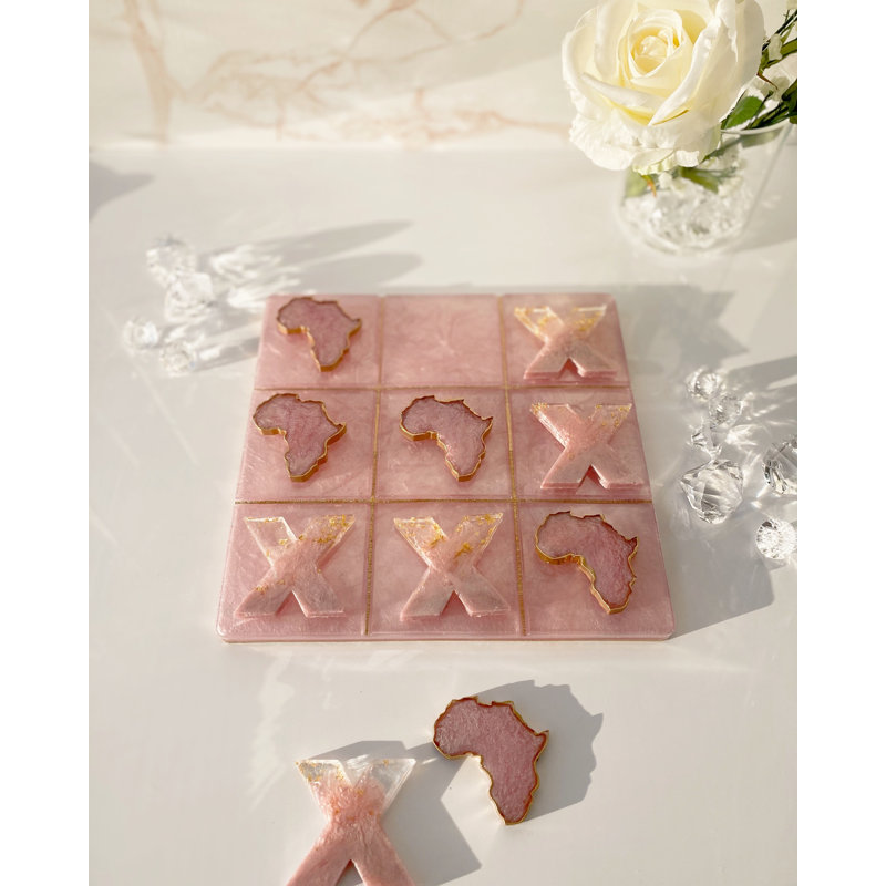 Tic Tac Toe Afrique - Quartz rose