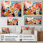 Tourbillon d'art coloré abstrait coloré I - décoration murale abstraite-581582076-581582078
