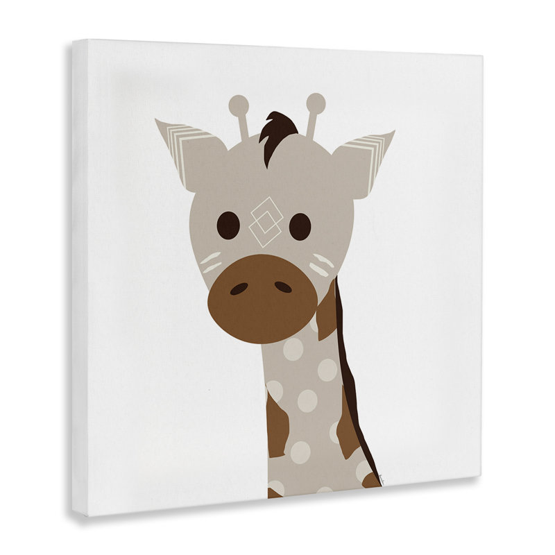  «Neutral Tone Girafe» par Daniela Santiago, H 24 po x l 24 po
