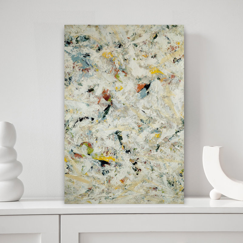 Art contemporain contemporain abstrait, H 18 po x l 12 po