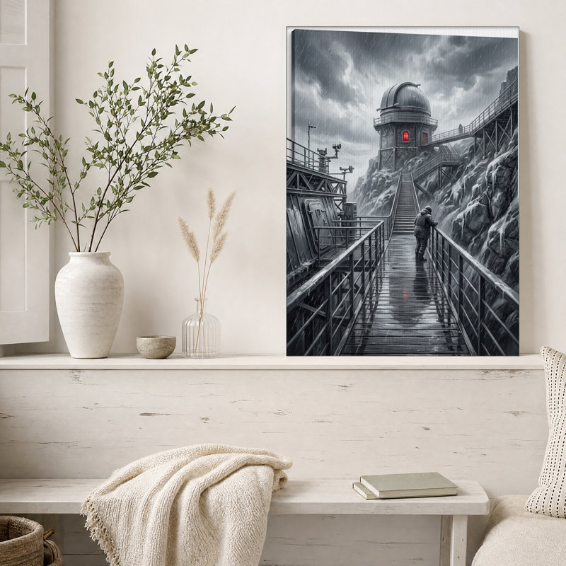 «Dark Stormy», art mural sur toile, H 30 po x l 20 po