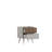 Mink 2 Drawers Nightstand