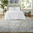 -Piece White Reversible Ruffle Bedding Sets, Polyester Shabby Chic Home
