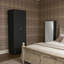 Ensemble de chambre à coucher | Armoire moderne 2 pièces + étagère à chaussures, noir, pour chambre à coucher | Noir | Panneau de particules
