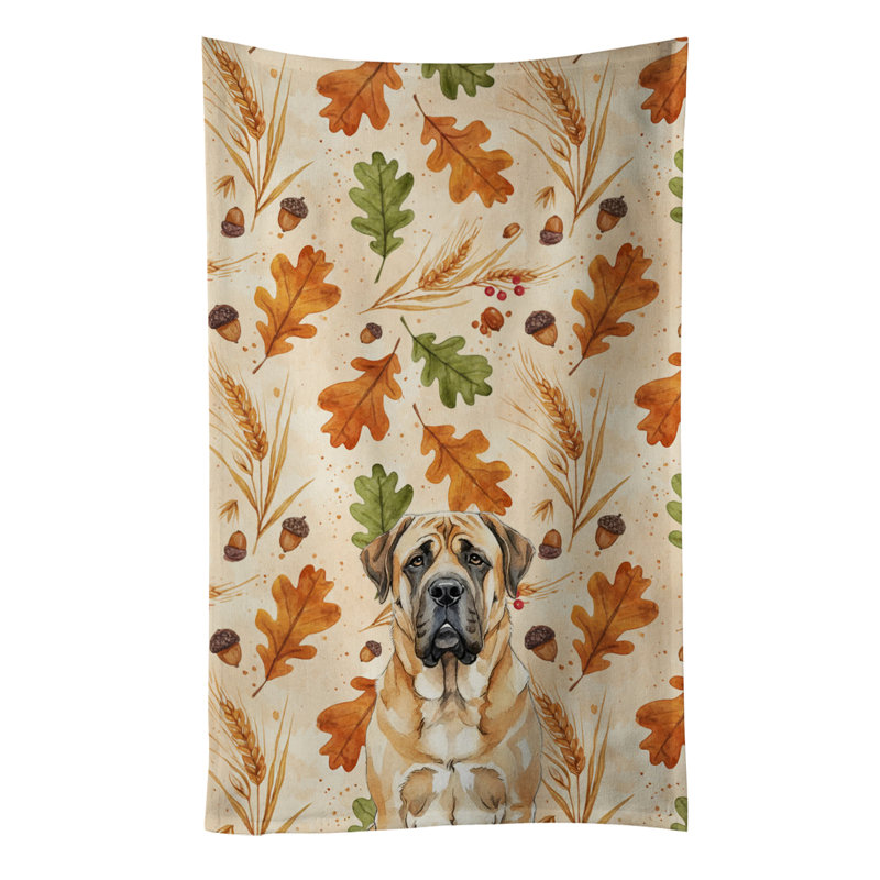 Serviette de cuisine tricolore Sheltie, Apricot English Mastiff