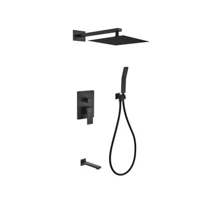 Système de douche complet avec robinetterie brute Aqua Piazza