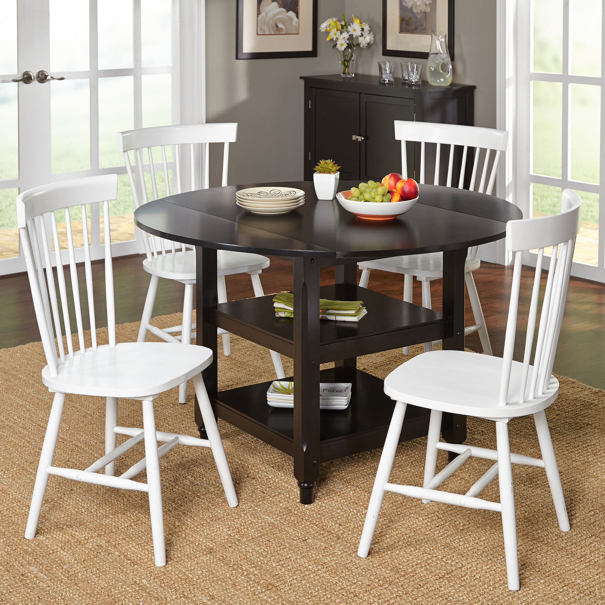 Corner dining set with best sale extending table