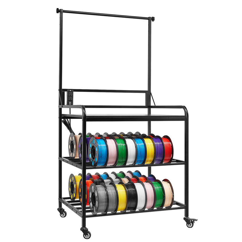 3D Printer Filament Storage Rack 3-Tier 3D Printer Stand with Storage